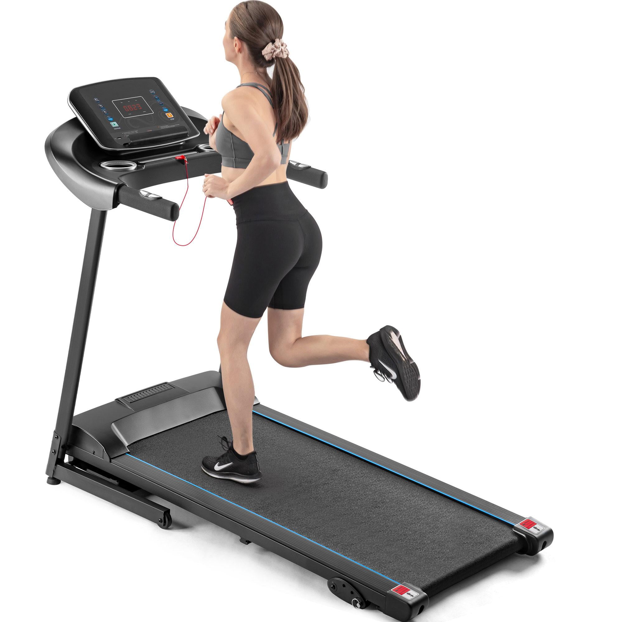 ❤Folding Manual Treadmill Working Machine Cardio Fitness Exercise Incline Home 
