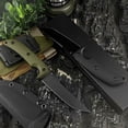 thumbnail image 5 of Medium Full-Tang Fixed Blade Knife, 4.92" D2 Tool Steel Blade, G10 Handle & Kydex Sheath, for Camping, Hunting, Fishing, 5 of 7