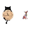 thumbnail image 1 of Reloj de pared decorativo con adorno de figura de perro colorido. Fácil de leer, sin . Ideal para colgar en la oficina, el dormitorio o la sala, 1 of 8