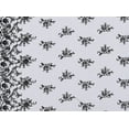 thumbnail image 2 of Zelouf Cord Emb Double Border On Tulle Scallop Cut  , Sewing, DIY, Crafts Fabric by the Yard, Black, 20 Yard, 2 of 2