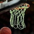 thumbnail image 1 of WRITWAA Filet de Basketball Vert Clair Nylon Robuste Extérieur Lueur dans le Noir Filet de Remplacement, 1 of 6