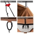 thumbnail image 6 of WHITEDUCK Regatta Canvas Bell Tent - w/StoveJack, Waterproof, 4 Season Luxury Camping and Glamping Yurt Tent Outdoor (10' (3M), Water Repellent, Sandstone Beige), 6 of 7