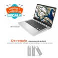 thumbnail image 1 of HP Chromebook- Intel Celeron N4000 - 4 GB RAM - 32 GB eMMC Llevate de Regalo 3 USB de 32GB HP 9RT87UA#ABA, 1 of 4
