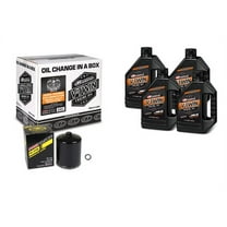 Maxima V-Twin Quick Change Kit Mineral with Black Filter, Evo/Sportster - 90-069014B
