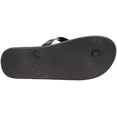 thumbnail image 4 of Norty Men's Casual Beach Pool Everyday Flip Flop Thong Sandal Shoe 41390-9D(M)US (Black/Grey Surfer), 4 of 6