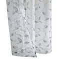 thumbnail image 4 of Tandem Leaf Indoor/Outdoor Grommet Curtain Panel 54" x 96" in Grey, 4 of 6