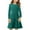 Green, variant on NAISIBABY Girls Long Sleeve Dress, Stretchy Soft Crew Neck Solid Color Casual A-Line Midi Dress Beige 4-5T