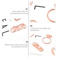 thumbnail image 3 of 20 Pcs Practical Memo Clip Creative Paper Holders Clips Rose Golden Paper Clip, 3 of 5
