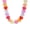 Multi, variant on Vibrant Multicolor Candy Charm Necklace Lightweight Stylish Collar Chain Jewelry