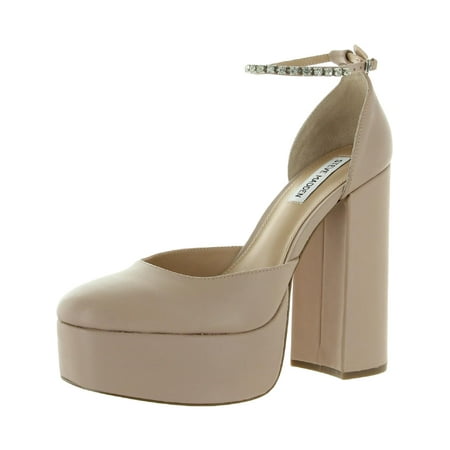 

Steve Madden Womens Bangle Leather Ankle Strap Heels
