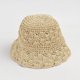 thumbnail image 3 of Sombrero de sol para mujer, accesorio de playa, cinta de paja, ala ancha, transpirable, protección UV, plegable, vacaciones de verano, 3 of 3