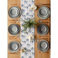 thumbnail image 6 of Sailboats Table Runner, Summer Blue Boat Seagull Beige Background Cotton Linen Kitchen Table Decoration Washable Dining Tabletop Runners for Home Party Decor 13x120 Inches, 6 of 9