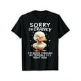 thumbnail image 6 of Funny 'Sorry I'm Cranky' Duck Graphic T-Shirt - Unisex Casual Short Sleeve Tee, 100% Cotton Lightweight & Breathable, S-XXXL Sizes, Black with White Print, All-Season Comfort, Machine Washable, 6 of 7