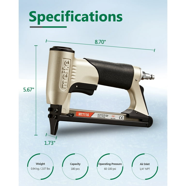 Air upholstery staple gun sale