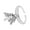 B, variant on Elegant Beaded Tassels Rings For Women Featuring Sturdy Stainless Steel Anti Allergy And Wear Resistant Design