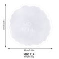 thumbnail image 1 of Molde de silicona para posavasos con forma de gota de flor de Camboya, molde de resina con forma de nube, molde de silicona para posavasos con forma de onda irregular, 1 of 5