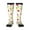 3 Black, variant on Strawberry and Lemon Print Thigh High Socks Extra Long Stretchy Sock Women Over Knee High Opaque Stocking Daily Wear