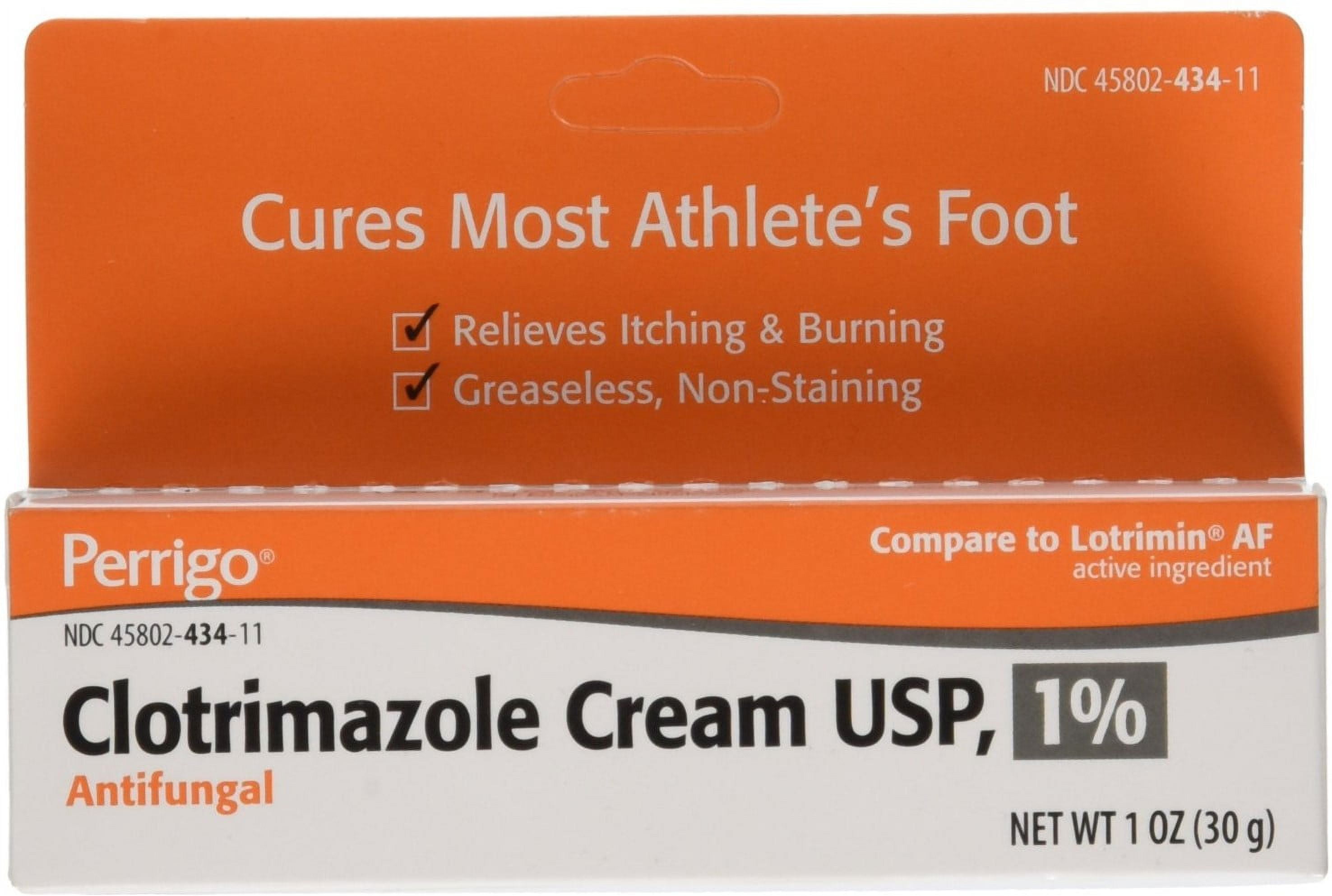 Perrigo Clotrimazole 1% Antifungal Cream, 1 Oz.