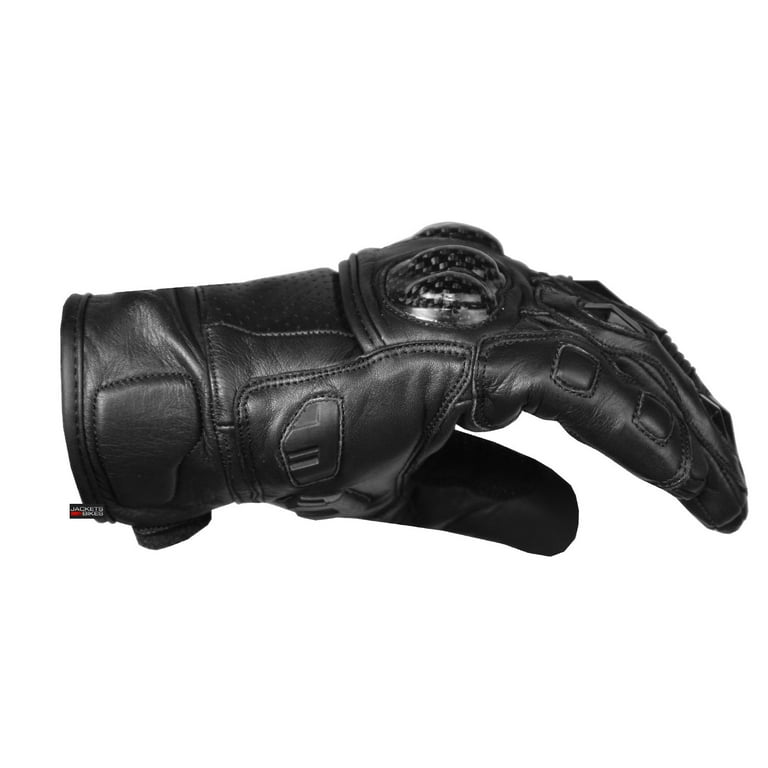 Men's Premium Cowhide Leather Motorcycle Gloves Cruising