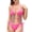 Pink, variant on Bikini Sets for Women Fringe Bikini Sets String Halter Two Piece Swimsuit Cute Brazilian Bathing Suit