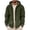 AB200 Army Green, variant on Bainana Men'S Zip Up Hoodie Long Sleeve Classic Zipper Hoody Solid Color Hooded Shirts Office Wear Fall Outfit Size L