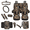 Deer Forest Scene, variant on HUIACONG 14 Pack Deer Forest Scene Car Interior Set, Soft Touch Easy Installation Car Seat Cover Set, Suitable for Cars Auto Vehicles