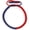 HALF NAVY RED, variant on One Tibetan Monk Lucky Minimal Rope Buddhist Handmade Knot Bracelet