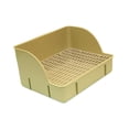 thumbnail image 3 of Caja de arena para conejos, orinal antisalpicaduras, inodoro esquinero para mascotas, caja de arena para conejos de Guinea Verde, 3 of 9