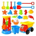 Sandbox Trucks Large Baby Sandbox Beach Shovels for Kids Sand Buckets