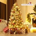 thumbnail image 4 of Costway 6 FT Artificial Christmas Tree with 806 Branch Tips, 270 Warm White LED Lights, 4 of 10