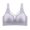Womens Bras Purple, variant on L-5X Plus Size Wireless Bras for Women Lightweight Push Up Bralettes Ladies Trendy Solid Color Breathable Hollow-Out Adjustable Underwear Bra