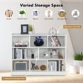 thumbnail image 5 of Costway 3-tier Open Bookcase 8-Cube Floor Standing Storage Shelves Display Cabinet White, 5 of 10