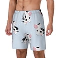 thumbnail image 2 of Uemuo Cute Farm Cow Pattern Mens Swim Trunks Quick Dry Board Shorts with Mesh Lining, Stretch Beach Shorts Quick Dry No-Chafing Board Shorts-Medium, 2 of 9