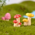 thumbnail image 4 of Joernso 1Pc Resin Cute Cartoon Mashroom Garden Bonsai Miniature Landscape Crafts Decor, 4 of 8