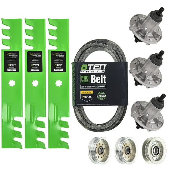 8TEN Deck Blade Spindle Belt Idler Kit for John Deere LA130 GY21098 MK1001751