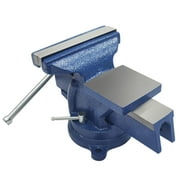 Heavy-duty 6 Bench Vise: Swivel Base, 360 Rotation for Enhanced Precision and Control