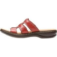 thumbnail image 4 of clarks women's leisa spring red leather 8 wide us, 4 of 7
