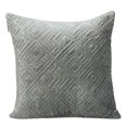 thumbnail image 1 of Parkland Collection PILL21354P Eris Transitional Charcoal Square Throw Pillow, 1 of 3