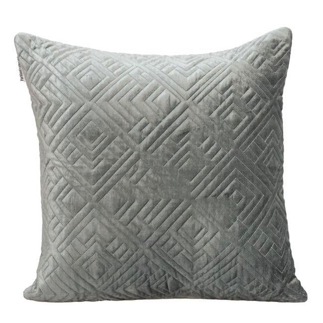 Parkland Collection PILL21354P Eris Transitional Charcoal Square Throw Pillow