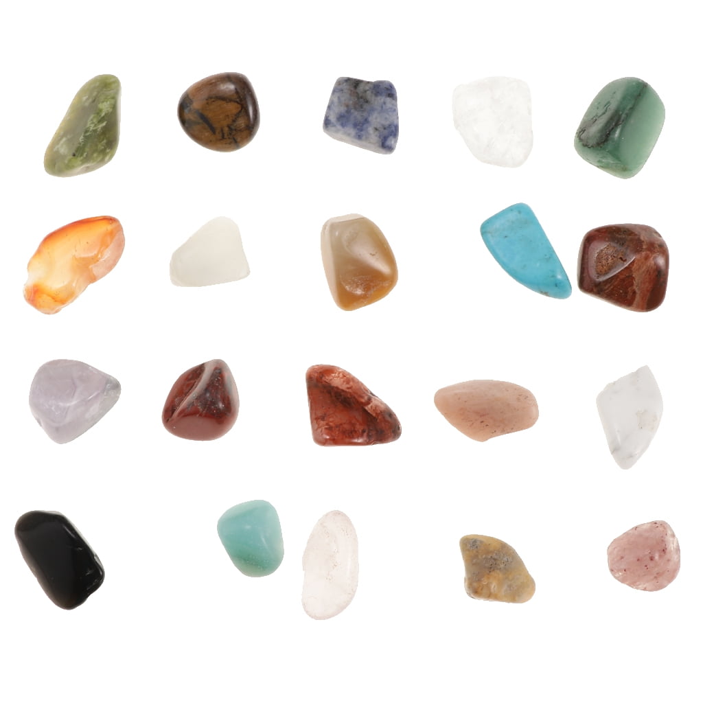 20pcs Rocks & Minerals Collection GN201 Earth Science School Teaching Tool 