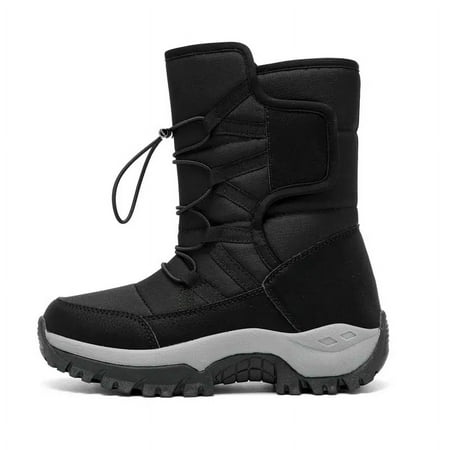 

Comfortable Unisex Round Toe Snow Boots Thick Soled Platform Cotton Boots Women‘s Footwear