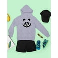 thumbnail image 3 of A Panda Face Hoodie Juniors -Image by Shutterstock,  Large, 3 of 4
