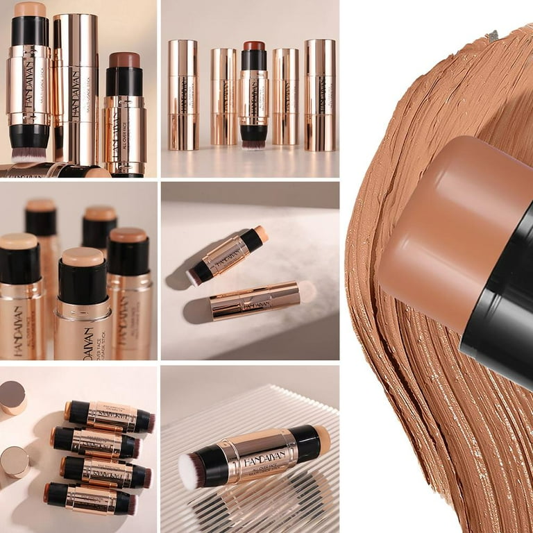 Double-head Face Stick Makeup Concealer Stick Highlighter Natural Stereosc  News U2C1 - Walmart.com