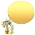 thumbnail image 5 of Ettsollp 10/15/20/25/30CM Round Square Acrylic Mirror Wedding Party Table Centerpiece Mirror Tray Shatterproof Living Room Bedroom Bathroom Wall Decoration Mirror Sticker, 5 of 7