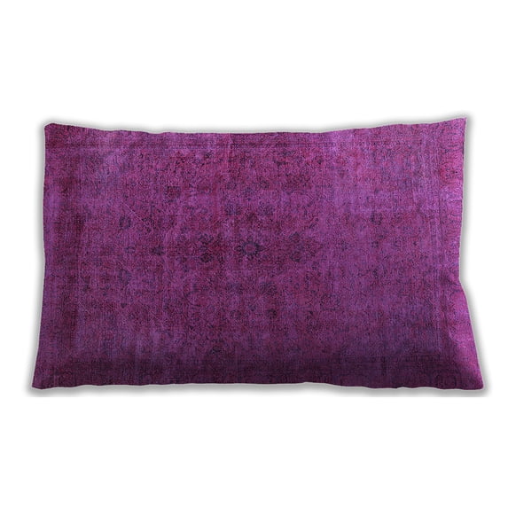 Ahgly Company Outdoor Rectangular Mid-Century Modern Lumbar Throw Pillow, 13 inch by 19 inch
