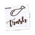 thumbnail image 3 of Recycle Trash Sticker Logo Sign Decal Self Adhesive Trash Decal, 3 of 9