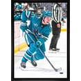 thumbnail image 1 of Macklin Celebrini Toile Encadrée 20x29 Requins de San Jose, 1 of 4