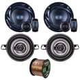 thumbnail image 2 of Two Sets Of Car Audio Speakers - Autotek ATS65C ATS 6.5 Inch 300w Car Stereo Speaker + Crunch CS35CX 150w 3.5" 4 Ohm Audio Coaxial Speaker + Enrock 50ft Speaker Wire, 2 of 3