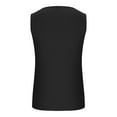 thumbnail image 4 of JDQJBZ Débardeurs pour Femmes Grande Taille Camisoles de Base Débardeurs Couleur Unie Coupe Ample Court Sans Manches Haut Décontracté, 4 of 4