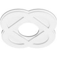 thumbnail image 2 of 16"OD x 6"ID x 6 1/4"C x 1"P Charlotte Architectural Grade PVC Contemporary Ceiling Medallion, 2 of 11